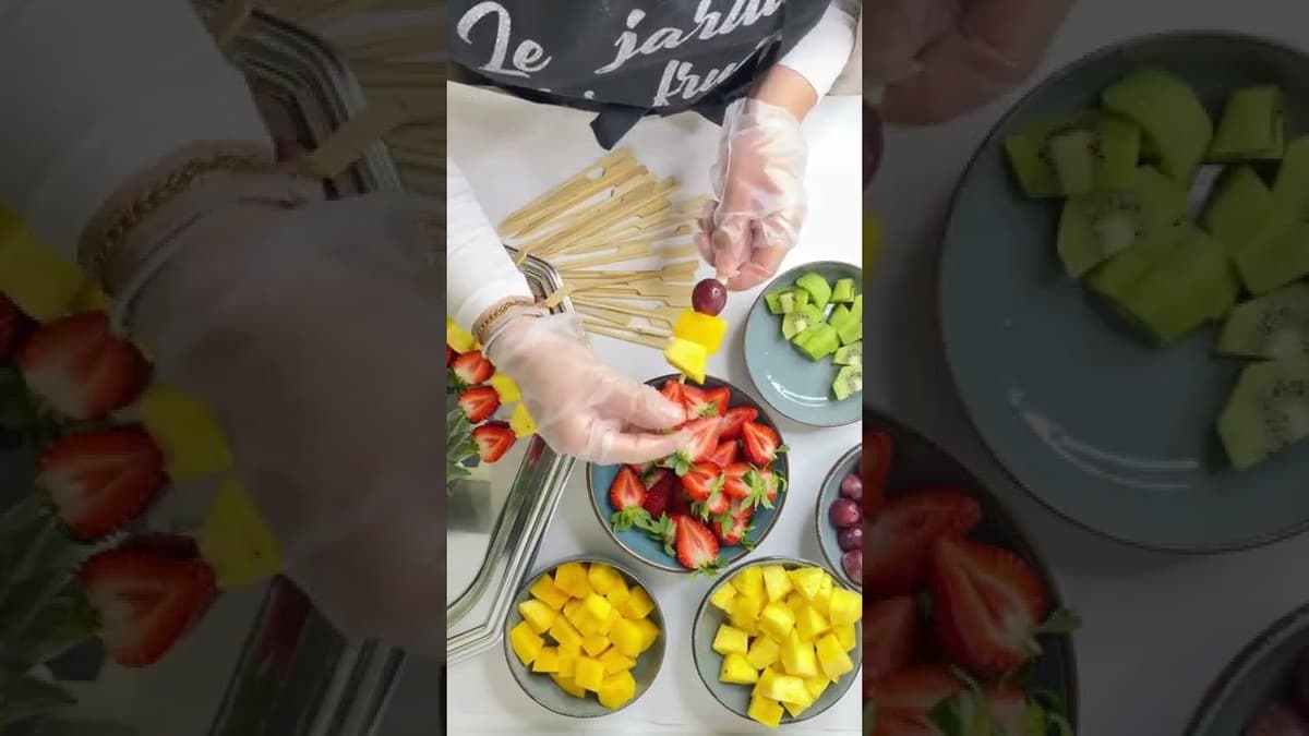 Brochetas de Frutas: Receta #226 Para Sorprender a Tus Hijos | Ideas Creativas y Nutritivas