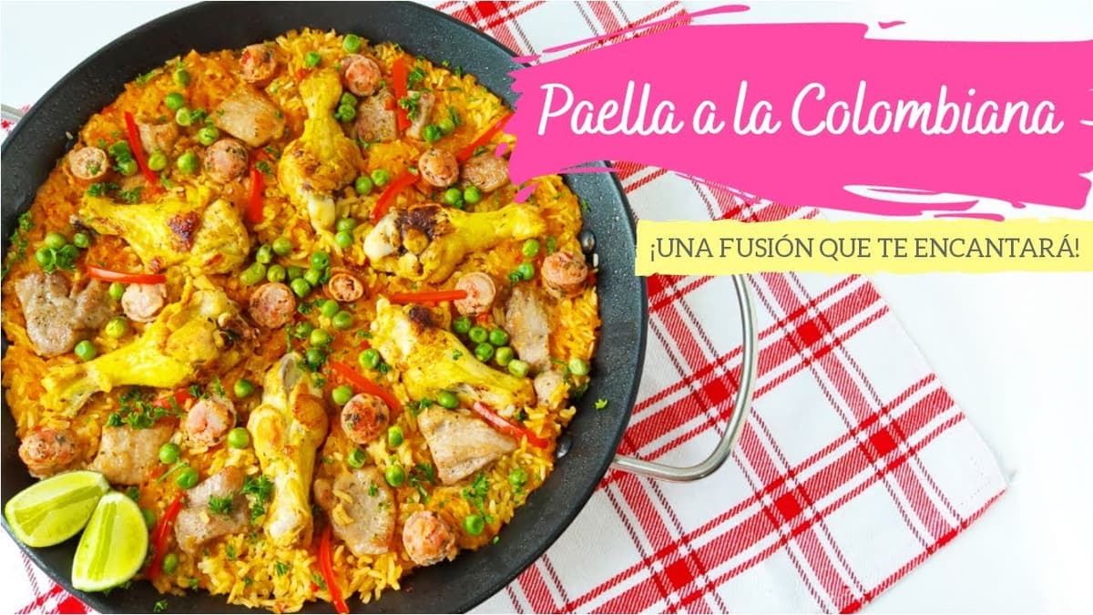 Como Preparar el Autentico Paella de Colombia