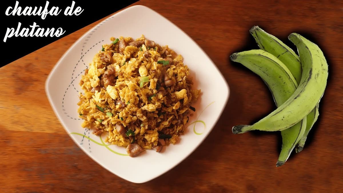 Menú del Día Barato: Chaufa con Plátano - Recetas Económicas y Deliciosas