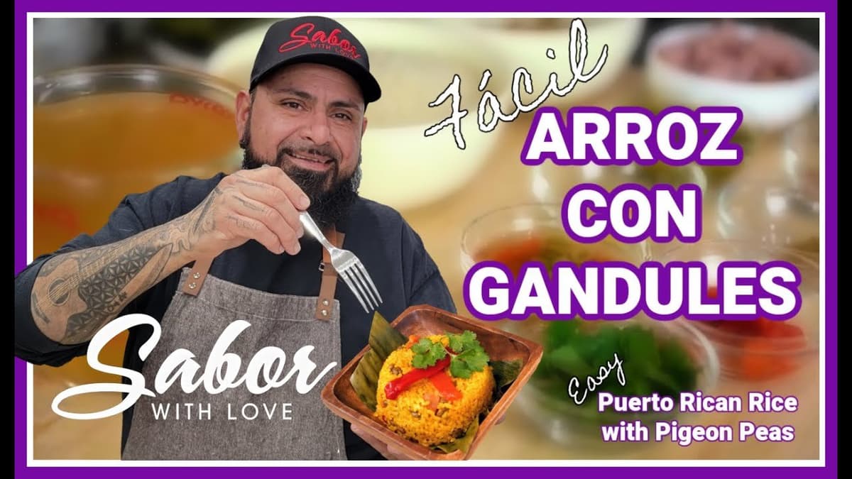 Cómo Hacer la Auténtica Receta de Arroz con Gandules: Paso a Paso