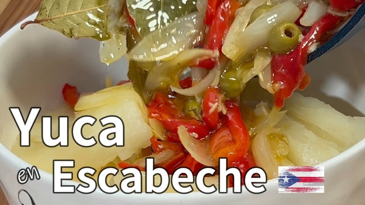 Cómo Hacer Yuca en Escabeche: Receta Casera Paso a Paso
