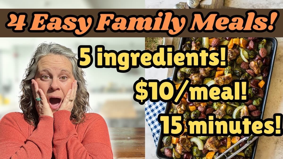 Receta en 15 Minutos #197: Sorprende a Tus Hijos con una Cena Rápida y Deliciosa