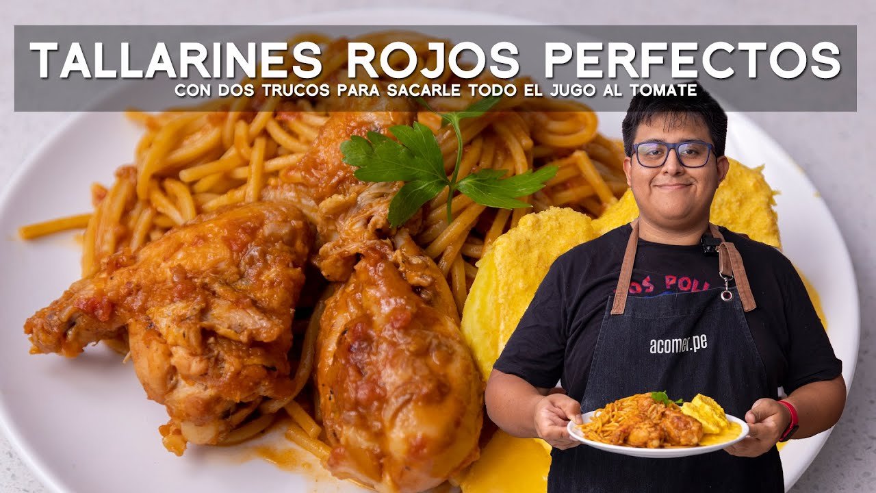 Receta Fácil y Económica de Tallarines Rojos Rendidores - Cocina Casera