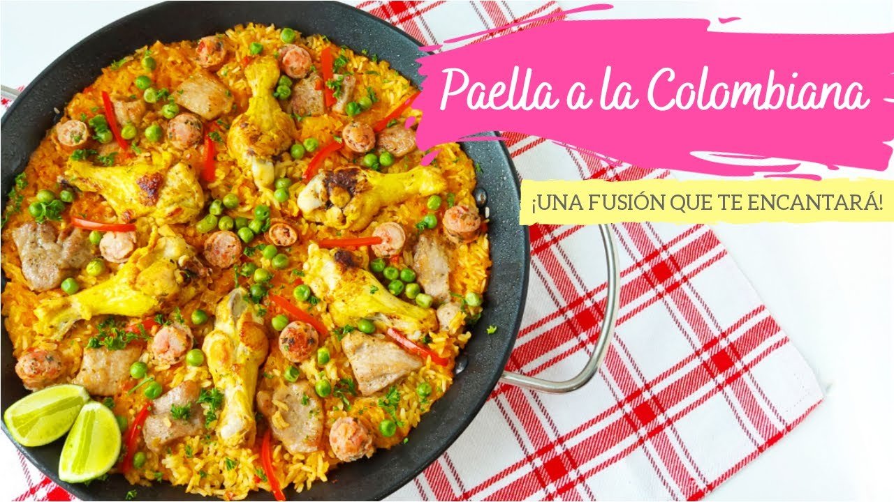 Como Preparar el Autentico Paella de Colombia
