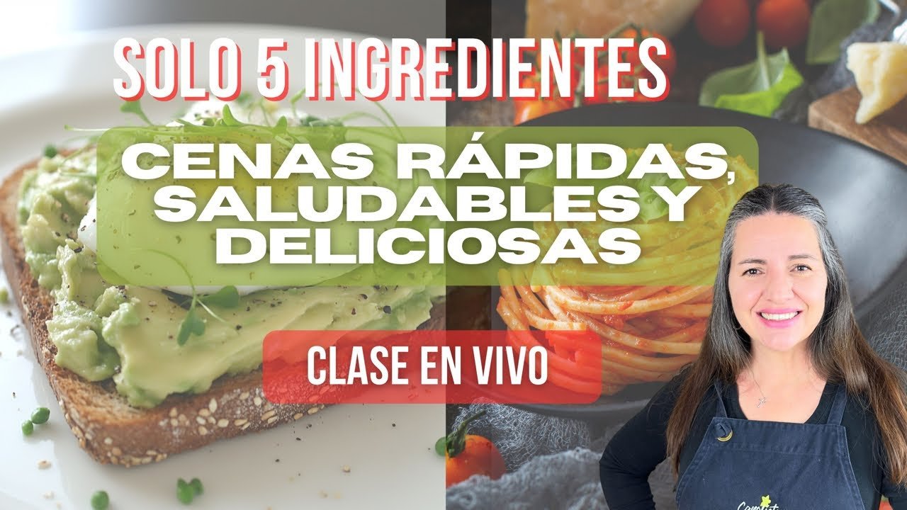 15 Ideas de Cenas Rápidas con Solo 5 Ingredientes | Recetas Fáciles