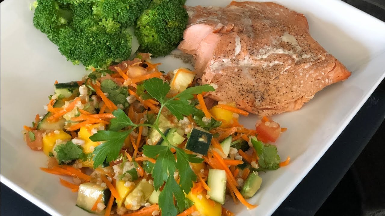 Receta Económica: Menú del Día Barato con Ensalada de Quinua y Verduras Congeladas