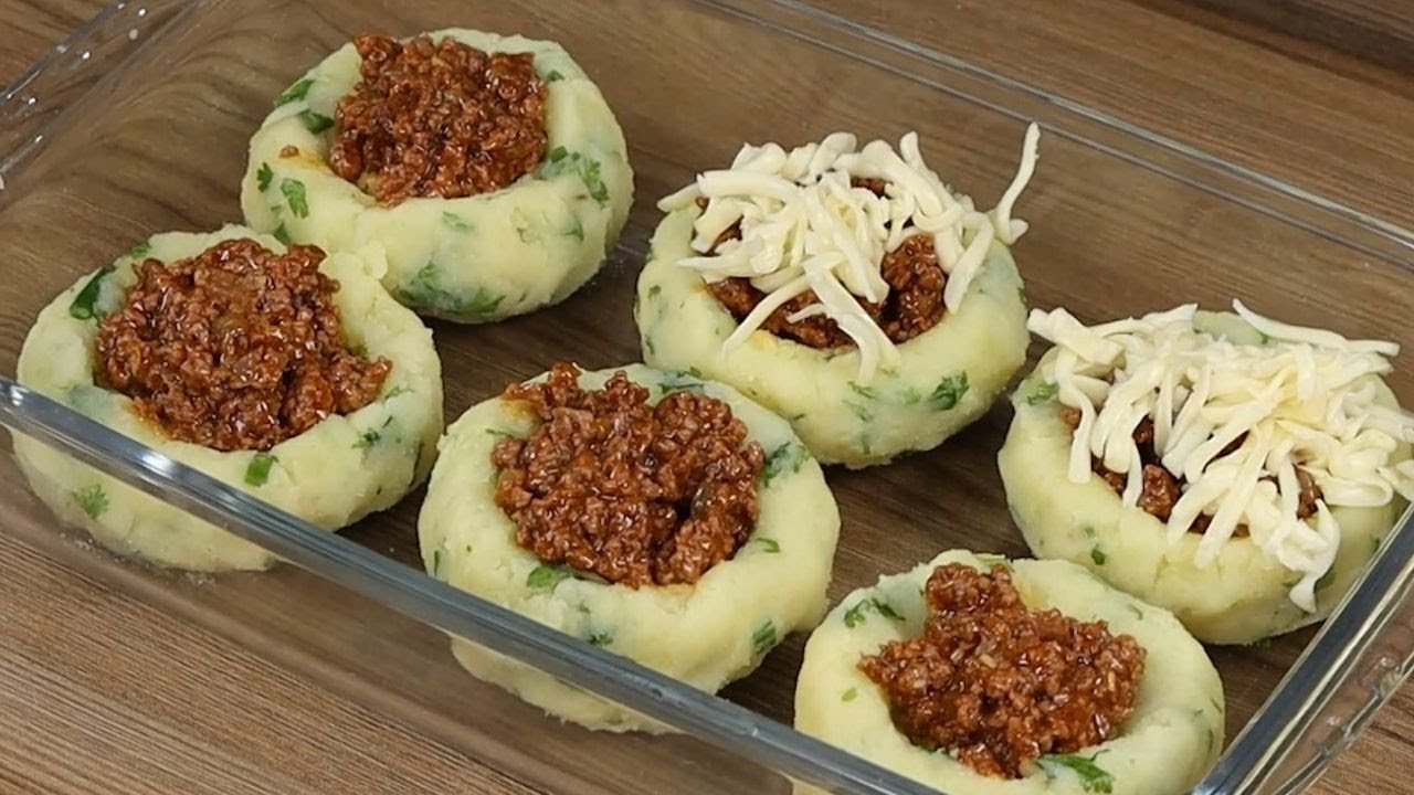 Menú del Día Barato: Receta de Papa Rellena con Fideos | Paso a Paso