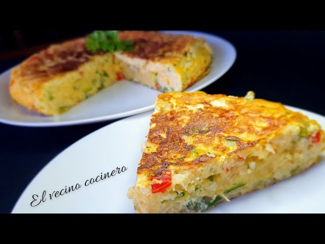 Menú del Día Barato: Cómo Preparar una Deliciosa Tortilla de Verduras con Arroz