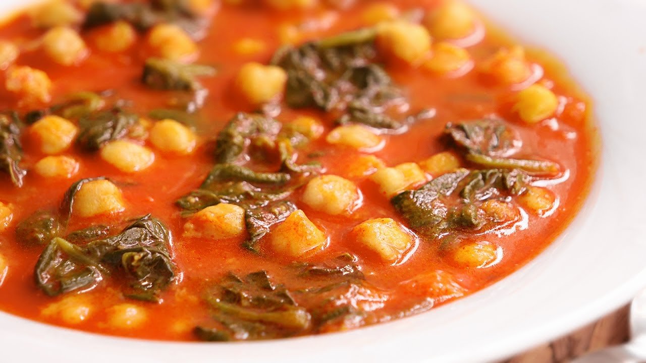 Receta de Garbanzos con Espinacas: Cómo Preparar Este Platillo Saludable