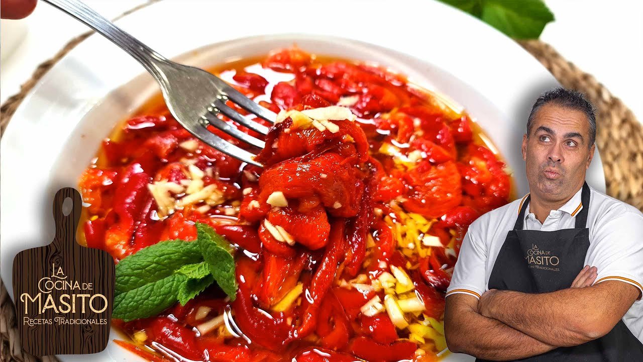 Receta de Pimientos Asados Fácil y Deliciosa - Cómo Asar Pimientos Perfectamente en Casa