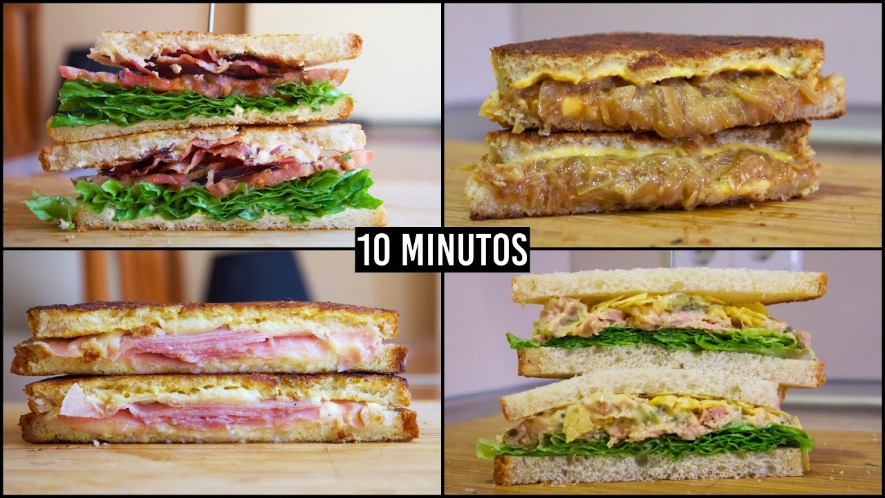 10 Recetas Fáciles para Preparar Sándwich en Menos de 20 Minutos