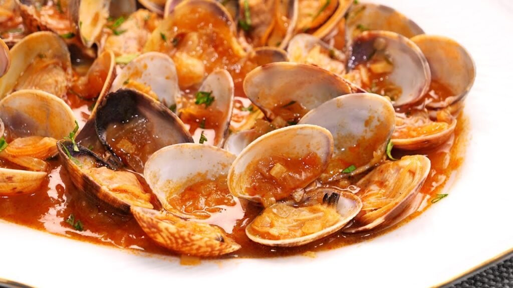 Receta de Almejas a la Marinera