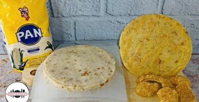 Receta de Arepa de Chicharrón