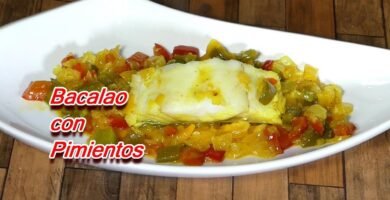 Receta de Bacalao con Pimientos