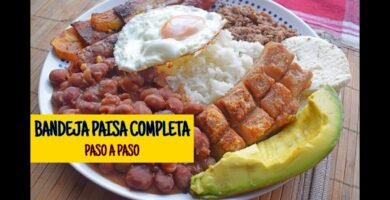 Receta de Bandeja Paisa