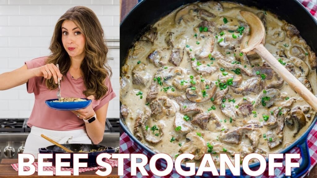 Receta de Beef Stroganoff