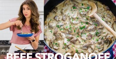 Receta de Beef Stroganoff