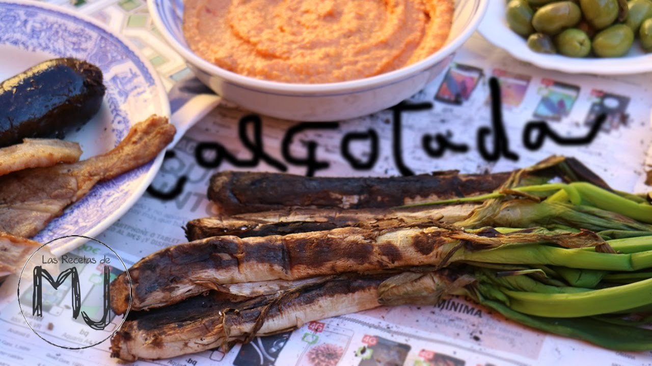 Receta de Calçots con Romesco