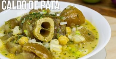 Receta de Caldo de Pata