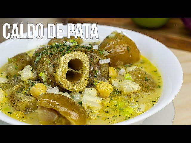 Receta de Caldo de Pata
