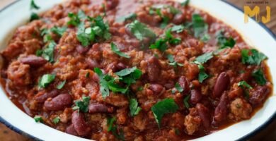Receta de Chili con Carne