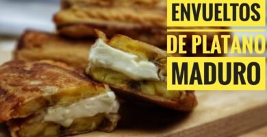 Receta de Envueltos de Plátano