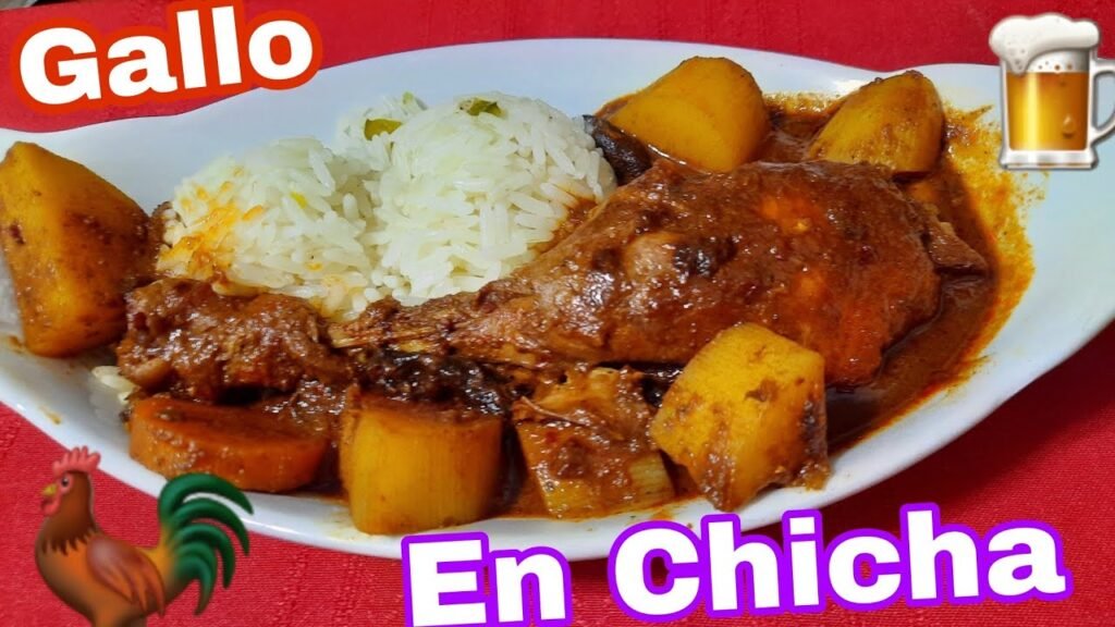 Receta de Gallo en Chicha