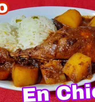 Receta de Gallo en Chicha