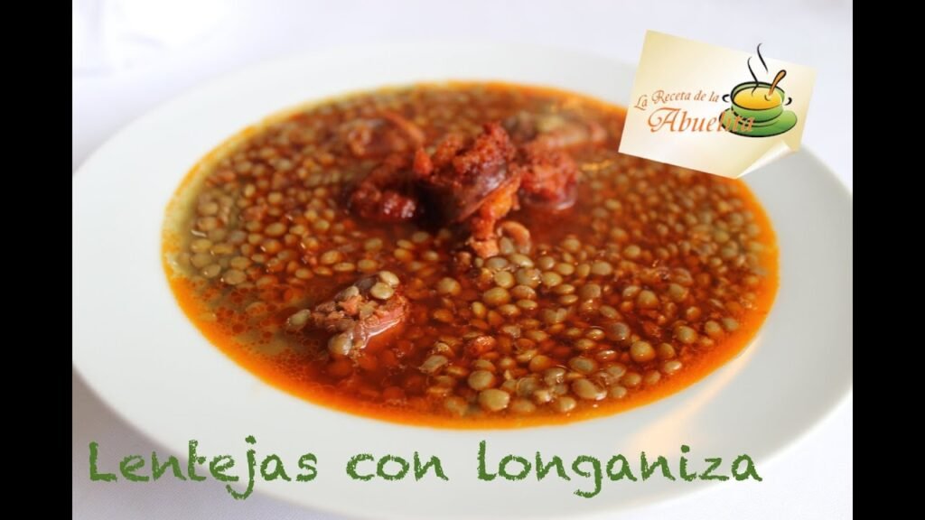Receta de Lentejas con Longaniza
