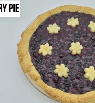 Receta de Montana Huckleberry Pie