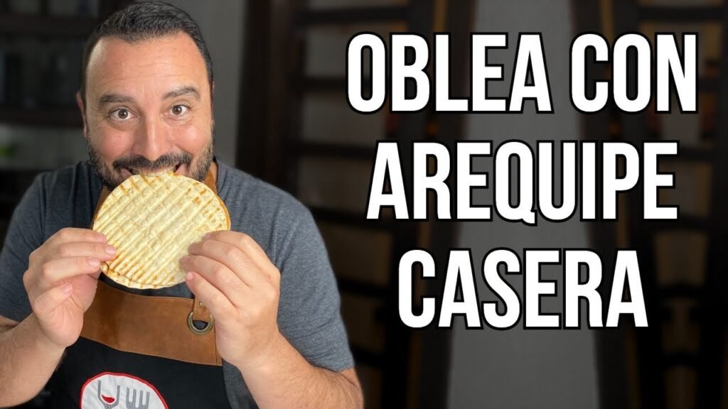 Receta de Obleas con Arequipe
