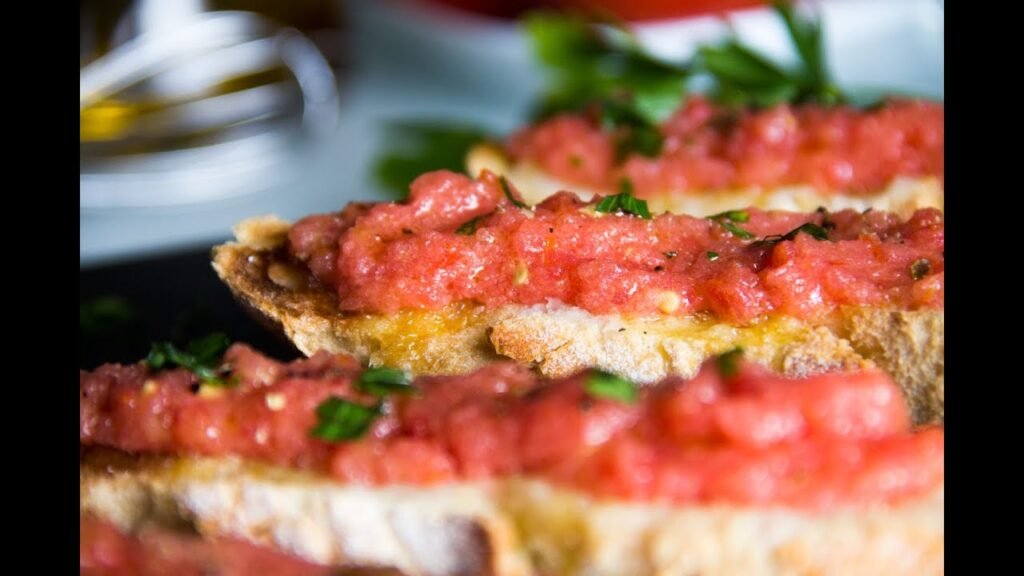 Receta de Pan con Tomate