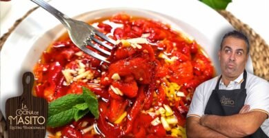 Receta de Pimientos Asados
