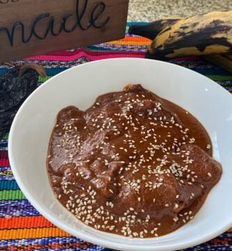 Receta de Plátanos en Mole