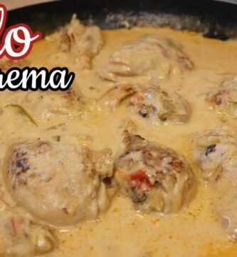 Receta de Pollo en Crema