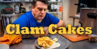 Receta de Rhode Island Clam Cakes