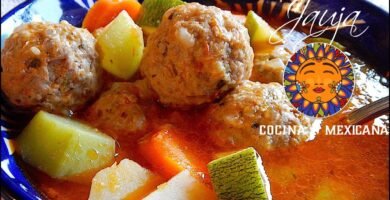 Receta de Sopa de Albóndigas