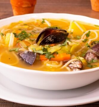 Receta de Sopa de Choritos
