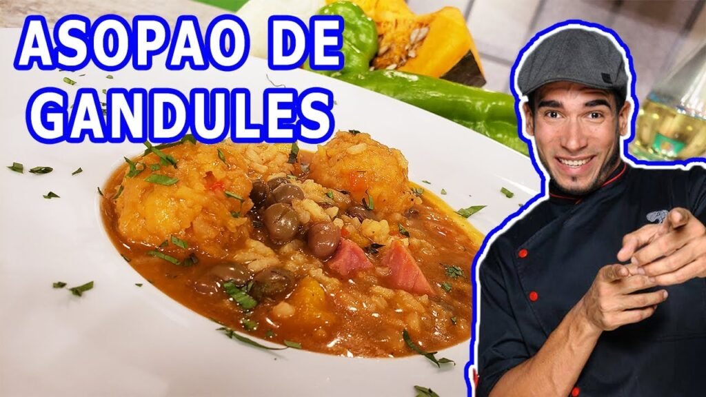 Receta de Sopa de Gandules