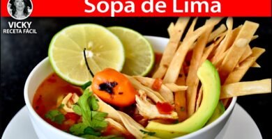 Receta de Sopa de Lima
