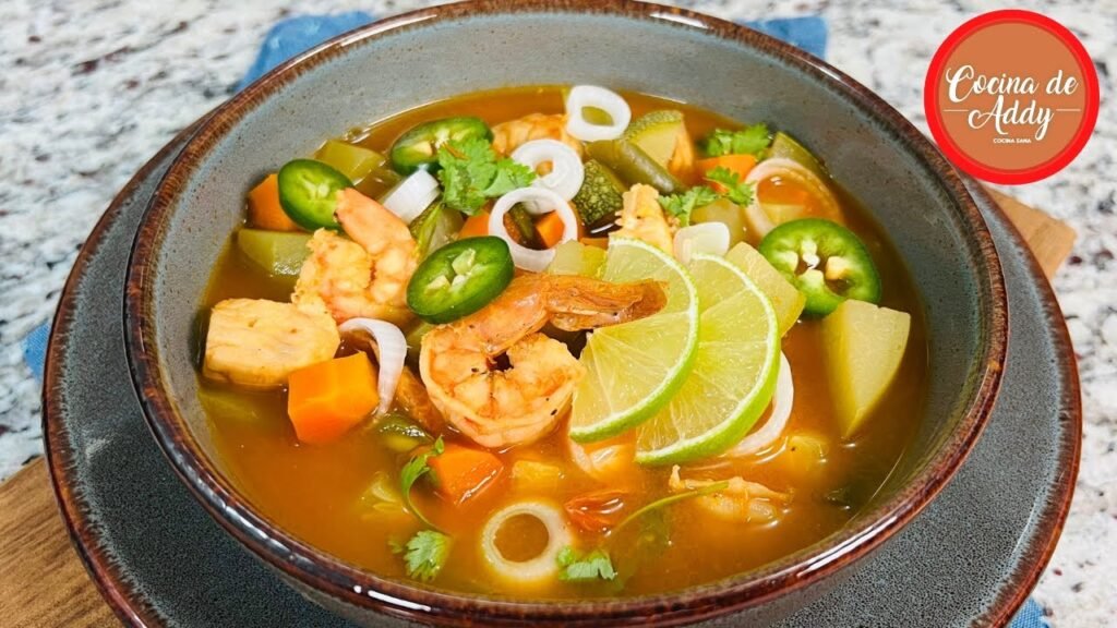 Receta de Sopa de Mariscos
