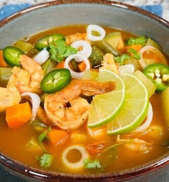 Receta de Sopa de Mariscos