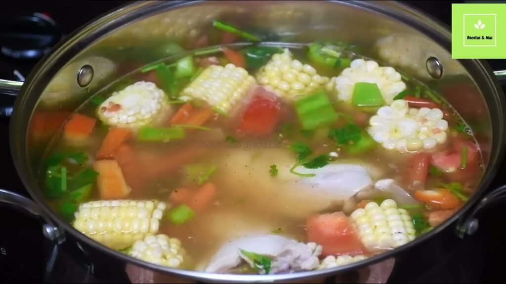 Receta de Sopa de Pollo con Verduras