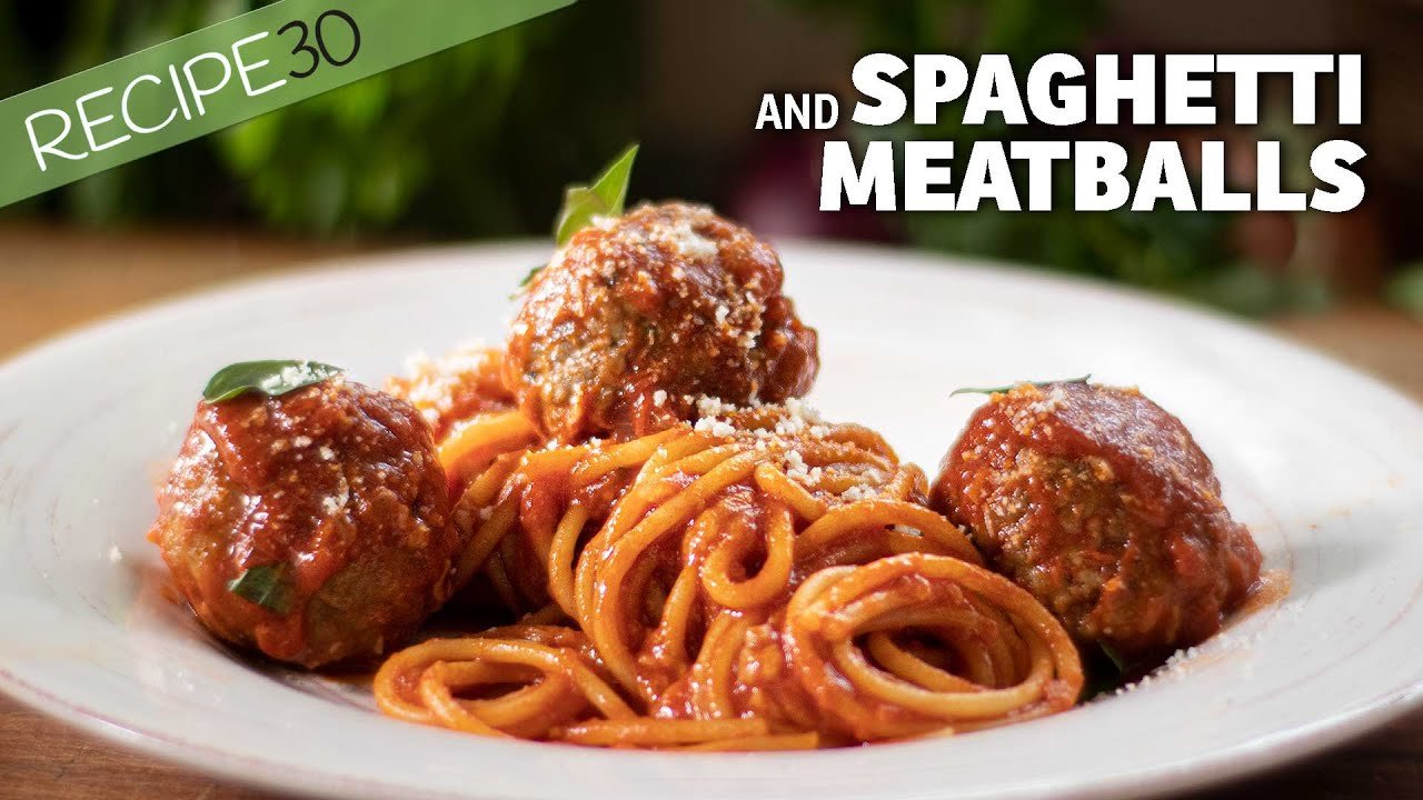 Receta de Spaghetti and Meatballs