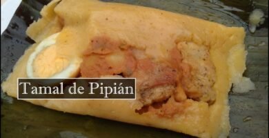 Receta de Tamal de Pipían