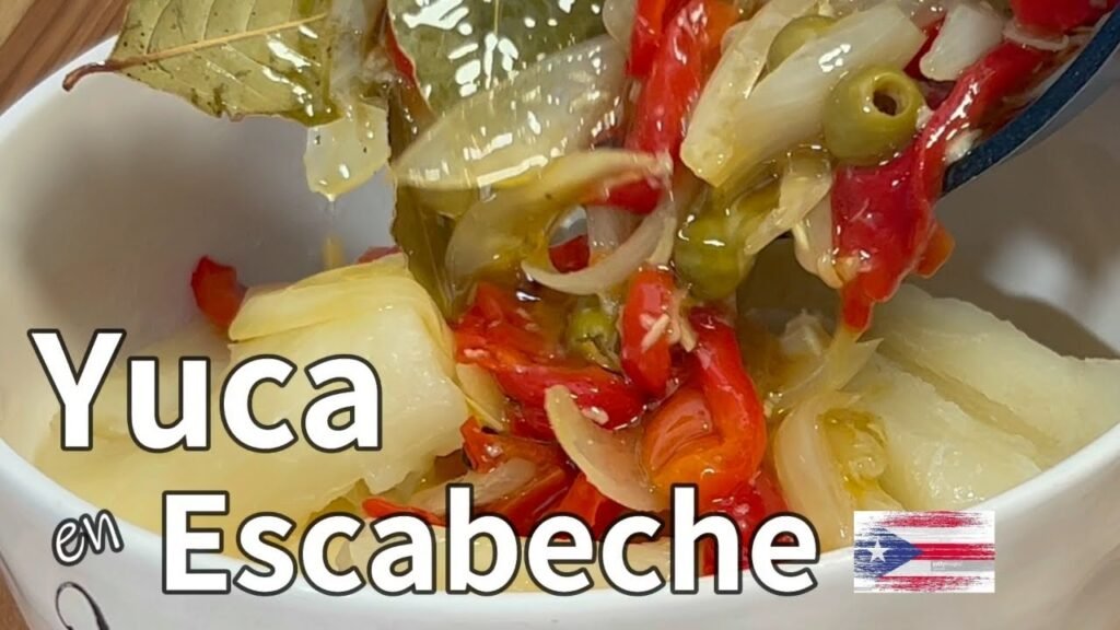 Receta de Yuca en Escabeche