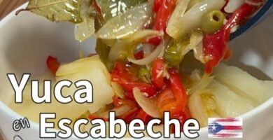 Receta de Yuca en Escabeche