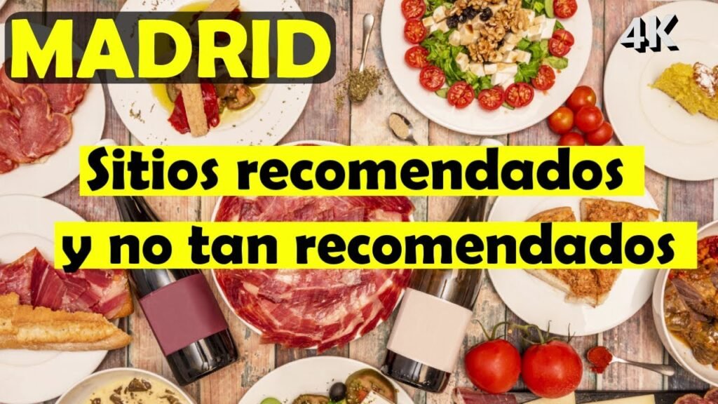 Dónde comer en el centro en Madrid
