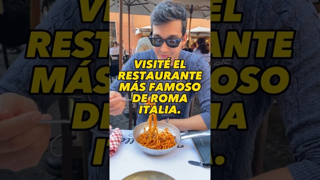 Cena de lujo en Roma