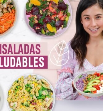 Ideas saludables para ensalada con pocos ingredientes